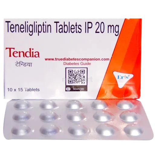 tendia 20mg tablet 15's